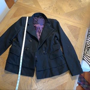 Black pea coat